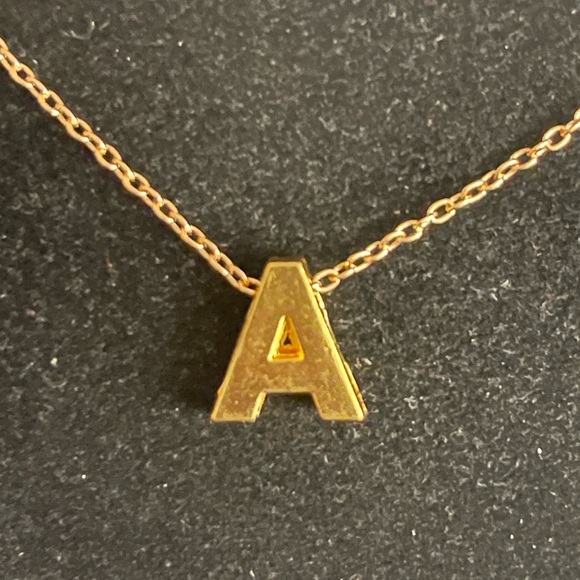 Necklace Charm Initial (“A”) Pendant - Picture 2 of 3